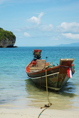 Obraz premium Boat At Koh Samui