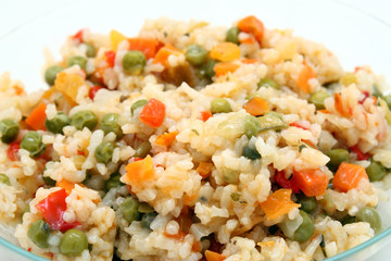 Rice with vegetables