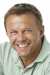 Obraz premium Middle Aged Man Smiling