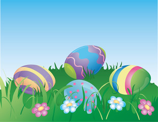 Fototapeta na wymiar Easter egg background