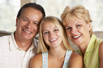 Fototapeta premium Family Together At Home