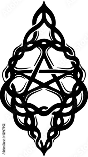 Pentagramm elemente tattoo