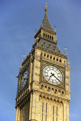 Fototapeta na wymiar Intricate Clock Face Of Big Ben, London, England