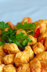 Deep fried snack for a buffet