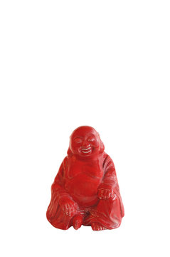 red buddah figurine