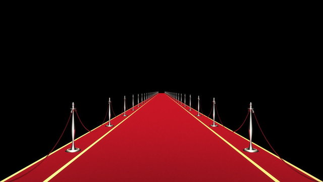 Red carpet,Alpha included,seamless loop