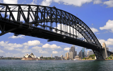 Sydney Harbour Bridge in Sydney, Australia.