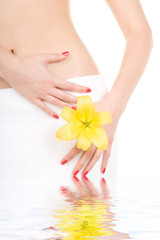 care for sensuality woman body