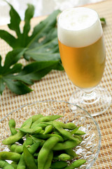 ビールと枝豆