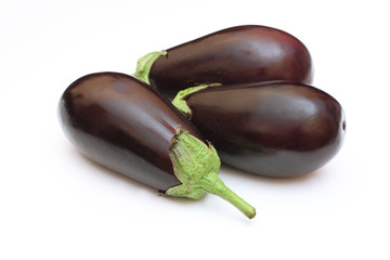 Three eggplant