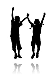 kids silhouettes 4