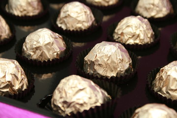 beautiful candy in box