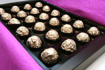 beautiful candy in box