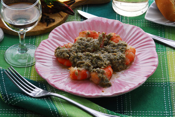 Gamberi di fiume alla lombarda - Antipasti - Lombardia