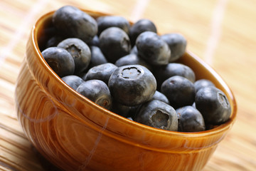 fresh blueberries