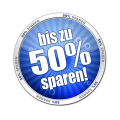 button 50% sparen