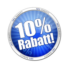 button  10% Rabatt