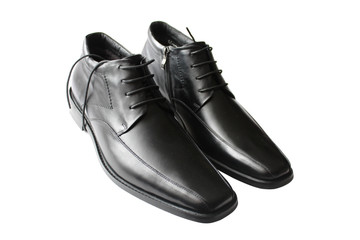 pair of leather shoes