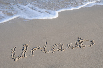 Urlaub titel meer strand