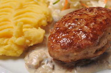 Cutlet  with  potato