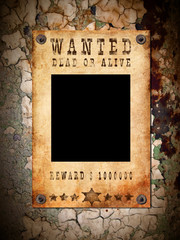 vintage wanted poster