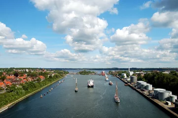 Foto auf Acrylglas Kanal Nord-Ostsee-Kanal