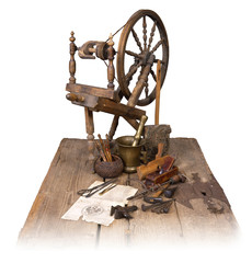 spinning wheel © spaxiax
