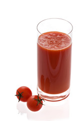 Frischer Tomatensaft