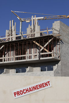 immeuble en construction