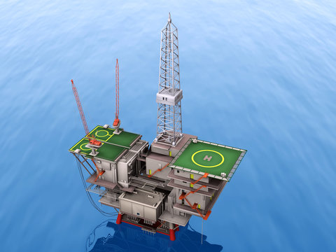 plate forme p&eacute;troli&egrave;re