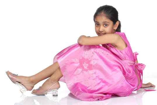 fashionable 7 years old girl