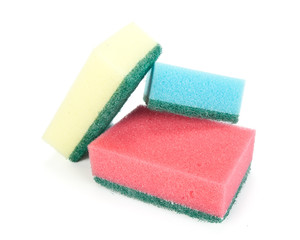 Various household sponges