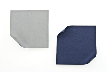 Reminders notes on white background