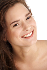 Obraz premium girl with a beautiful smile