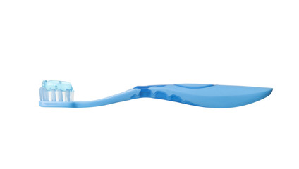 Blue toothbrush