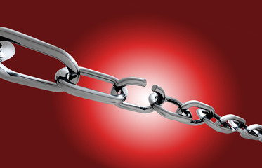 Obraz premium Ketten zerreissen