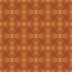 Seamless pattern from abstract elements