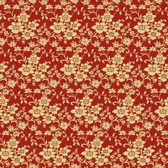 Seamless floral pattern vector illustration