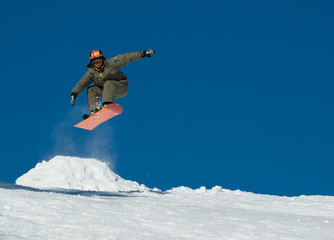 Snowboard jump
