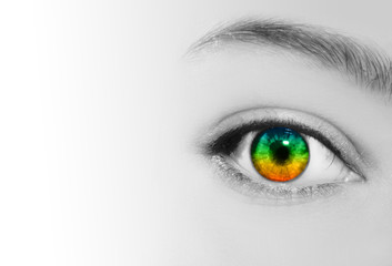 Rainbow Eye Vision Perspective