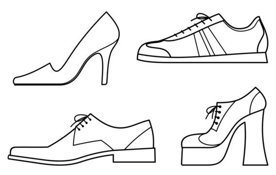 Shoes - Vector Illustration