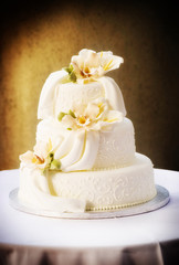 Fototapeta na wymiar gorgeeous tort weselny