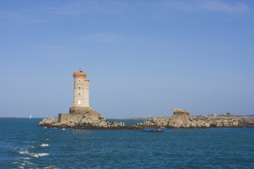 a view of brehat island in brittany