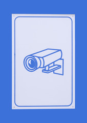 Surveillance camera sign
