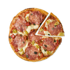 salami pizza pie chart
