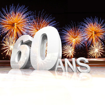 4 Best 60 Ans Anniversaire Images Stock Photos Vectors Adobe Stock