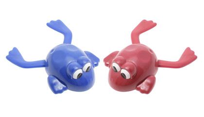Fototapeta premium Toy Frogs