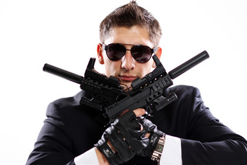 Naklejka premium big gun