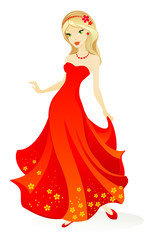 Fototapeta premium beautiful girl