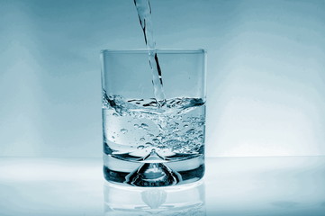 Glass of water